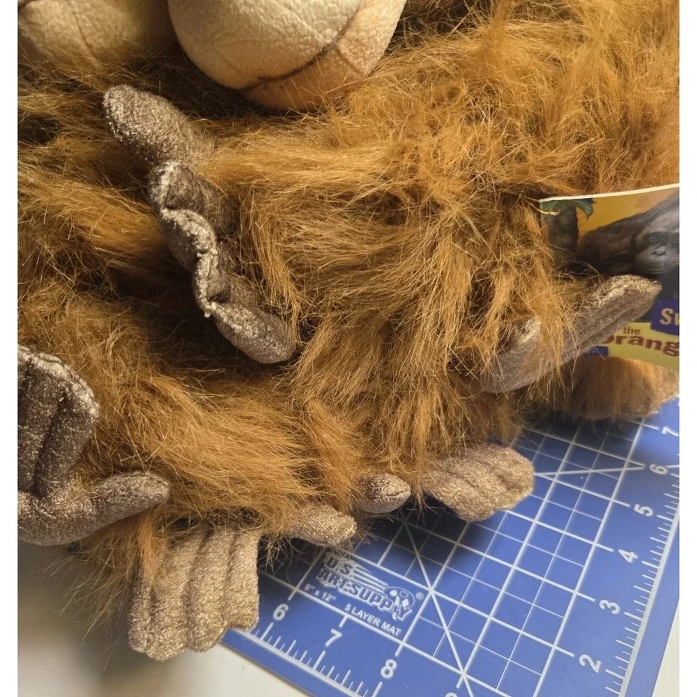 Vtg 2000 Toys R Us Stuffed Animal Planet Monkey Orangutan Swinger & Baby w/Tags